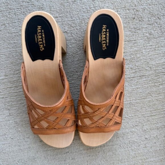 swedish hasbeens basket clogs new 39 no box - Picture 9 of 9